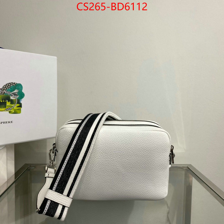 Prada Bags(TOP)-Diagonal-,ID: BD6112,$: 265USD