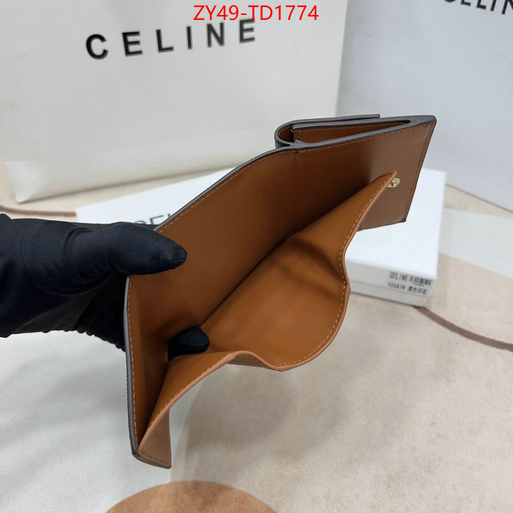 CELINE Bags(4A)-Wallet,designer 7 star replica ,ID: TD1774,$: 49USD