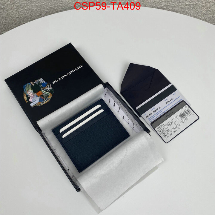 Prada Bags(TOP)-Wallet,ID:TA409,$: 59USD