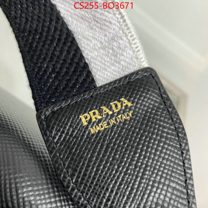 Prada Bags(TOP)-Diagonal-,ID: BO3671,$: 255USD