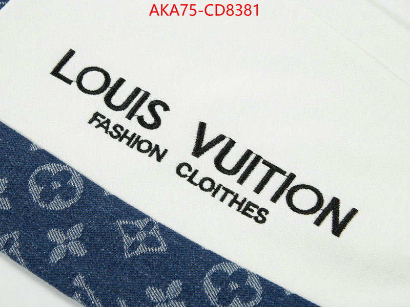 Clothing-LV,how quality , ID: CD8381,$: 75USD