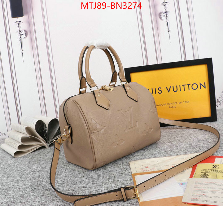 LV Bags(4A)-Speedy-,high quality happy copy ,ID: BN3274,$: 89USD