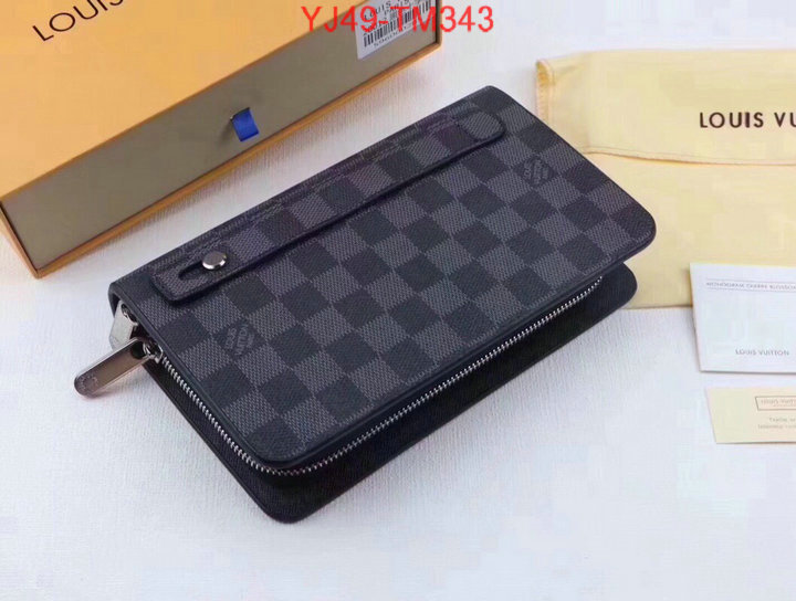 LV Bags(4A)-Wallet,ID: TM343,$:49USD