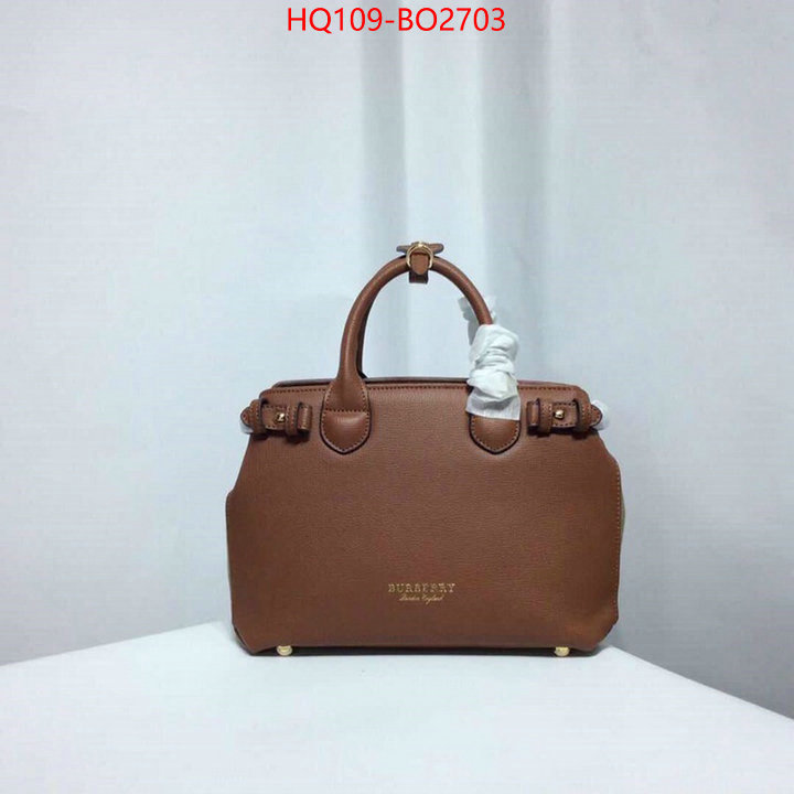 Burberry Bags(4A)-Handbag,replica shop ,ID: BO2703,$: 109USD