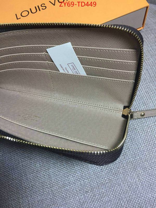 LV Bags(4A)-Wallet,ID: TD449,$: 69USD
