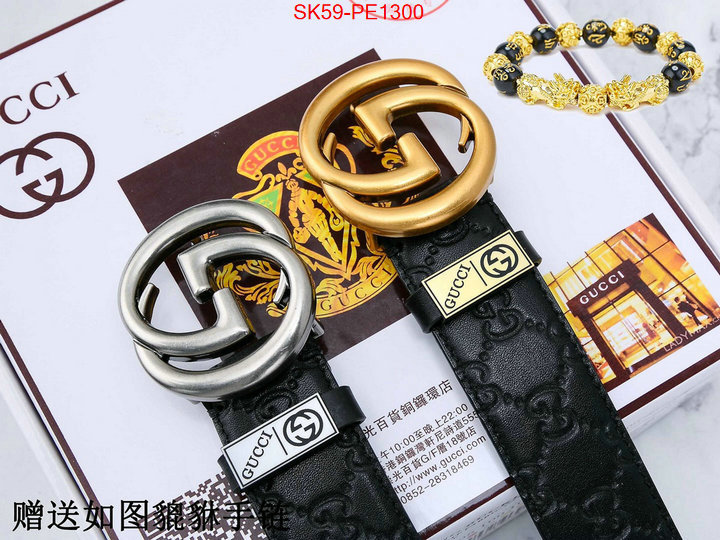 Belts-Gucci,mirror copy luxury , ID: PE1300,$: 59USD