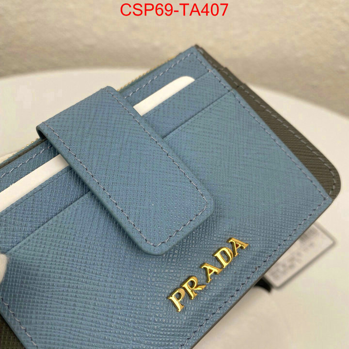 Prada Bags(TOP)-Wallet,ID:TA407,$: 69USD