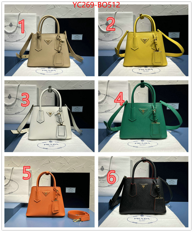 Prada Bags(TOP)-Handbag-,ID: BO512,$: 269USD