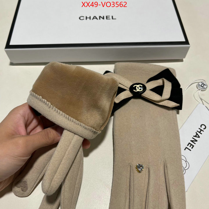 Gloves-Chanel,wholesale sale , ID: VO3562,$: 49USD