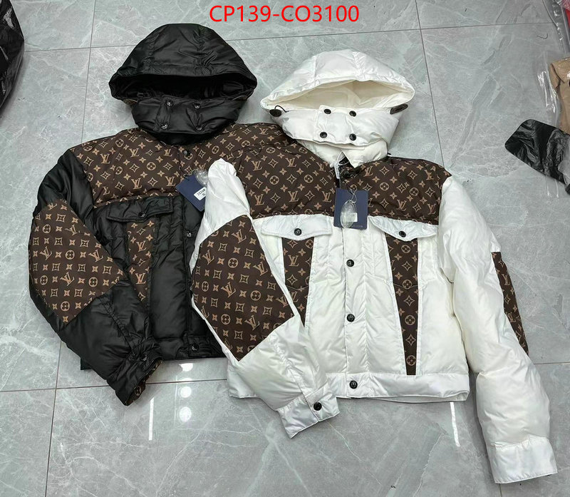 Down jacket Women-LV,designer fake , ID: CO3100,$: 139USD