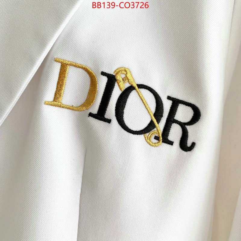 Clothing-Dior,1:01 , ID: CO3726,$: 139USD