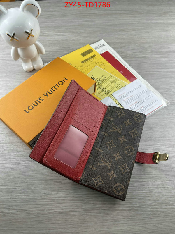 LV Bags(4A)-Wallet,ID: TD1786,$: 45USD