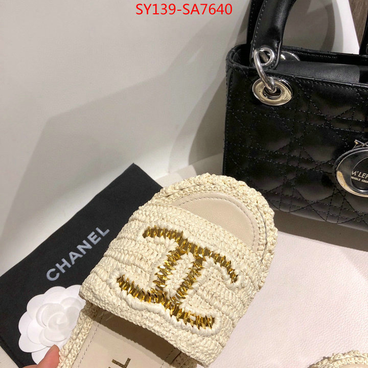 Women Shoes-Chanel,buy replica , ID: SA7640,$: 139USD