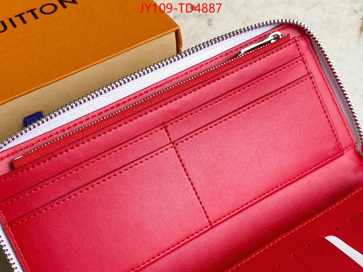 LV Bags(TOP)-Wallet,ID: TD4887,$: 109USD
