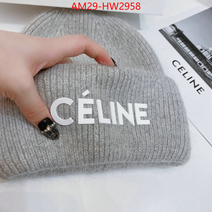 Cap (Hat)-Celine,buy first copy replica , ID: HW2958,$: 29USD