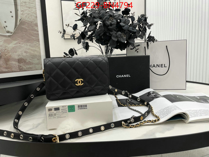 Chanel Bags(TOP)-Diagonal-,ID: BN4794,$: 229USD