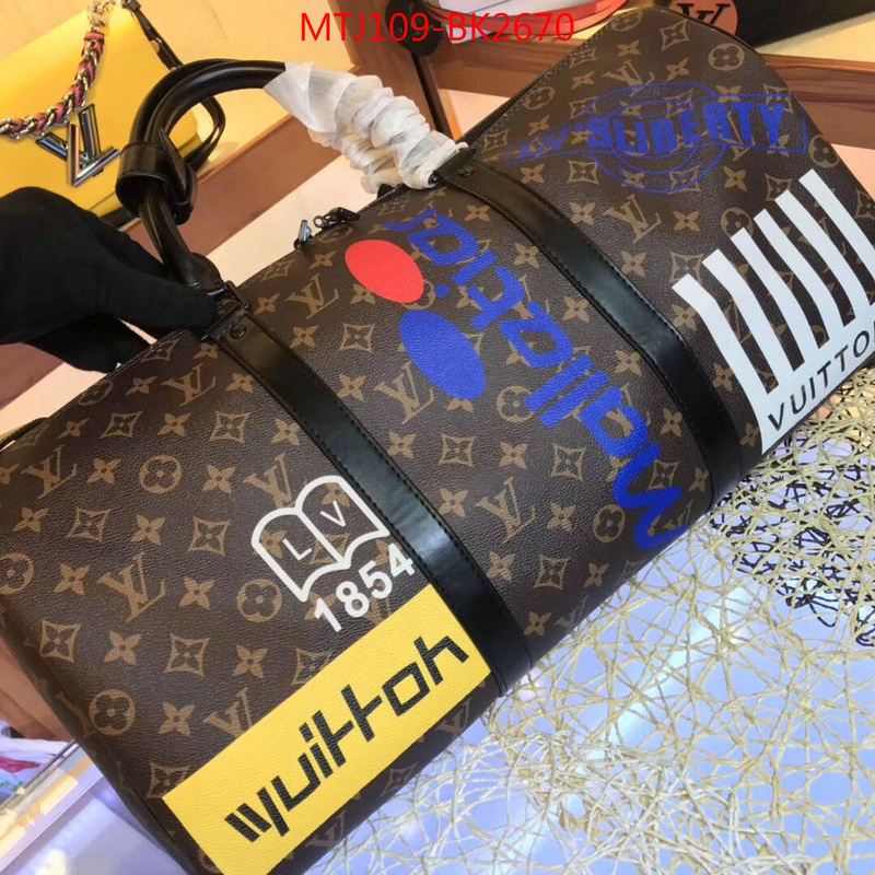 LV Bags(4A)-Keepall BandouliRe 45-50-,store ,ID: BK2670,$:109USD