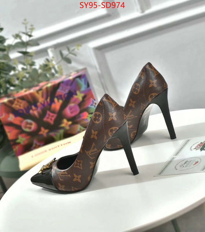 Women Shoes-LV,how to buy replica shop , ID: SD974,$: 95USD