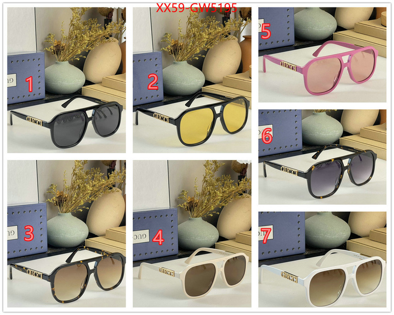 Glasses-Gucci,high quality designer replica , ID: GW5195,$: 59USD