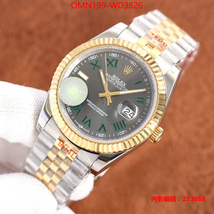 Watch (TOP)-Rolex,unsurpassed quality , ID: WD3826,$: 199USD