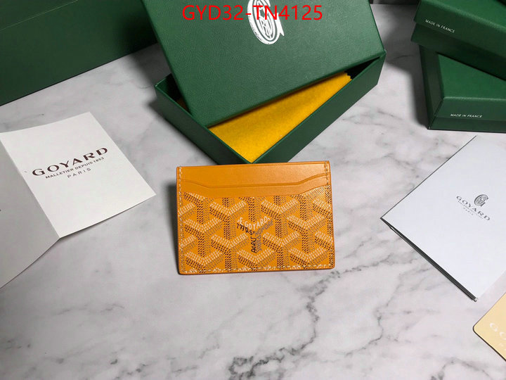 Goyard Bags(4A)-Wallet,what is a 1:1 replica ,ID: TN4125,$: 32USD