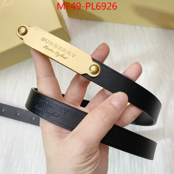 Belts-Burberry,can you buy knockoff , ID: PL6926,$: 49USD