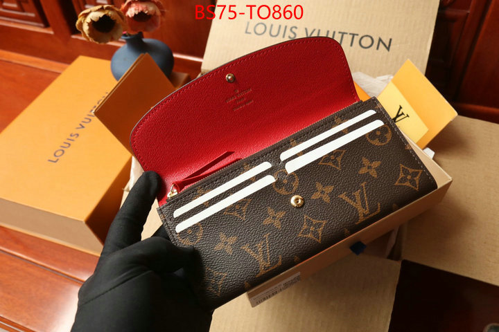 LV Bags(TOP)-Wallet,ID: TO860,$: 75USD