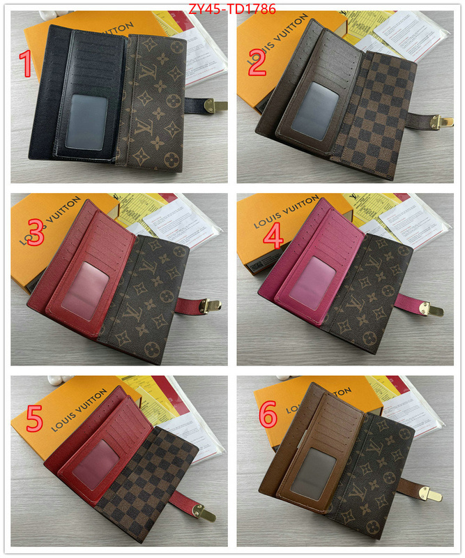 LV Bags(4A)-Wallet,ID: TD1786,$: 45USD