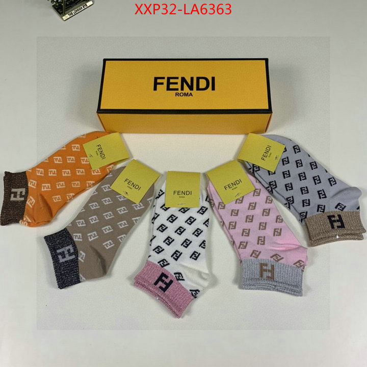 Sock-Fendi,what's the best place to buy replica , ID: LA6363,$: 32USD