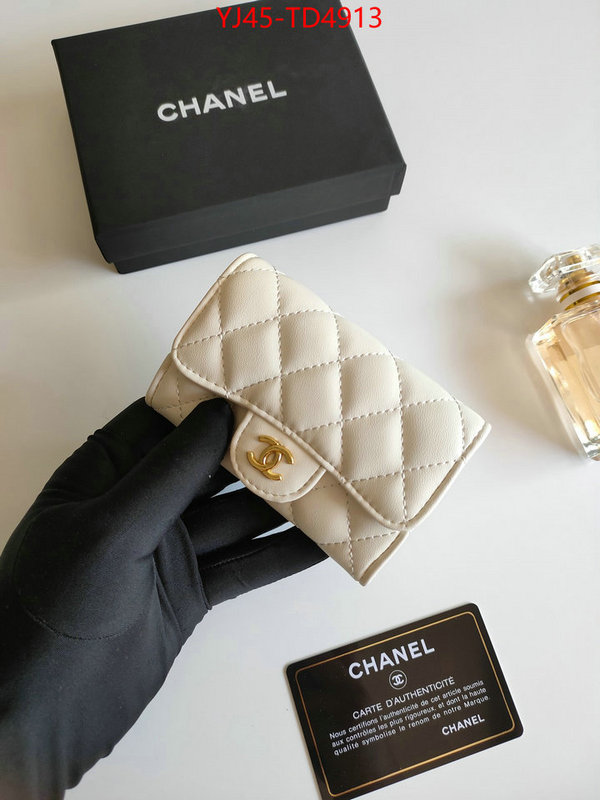 Chanel Bags(4A)-Wallet-,ID: TD4913,$: 45USD