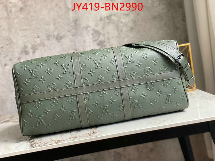 LV Bags(TOP)-Keepall BandouliRe 45-50-,ID: BN2990,$: 419USD