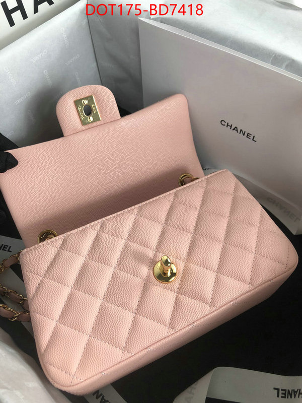 Chanel Bags(TOP)-Diagonal-,ID: BD7418,$: 175USD