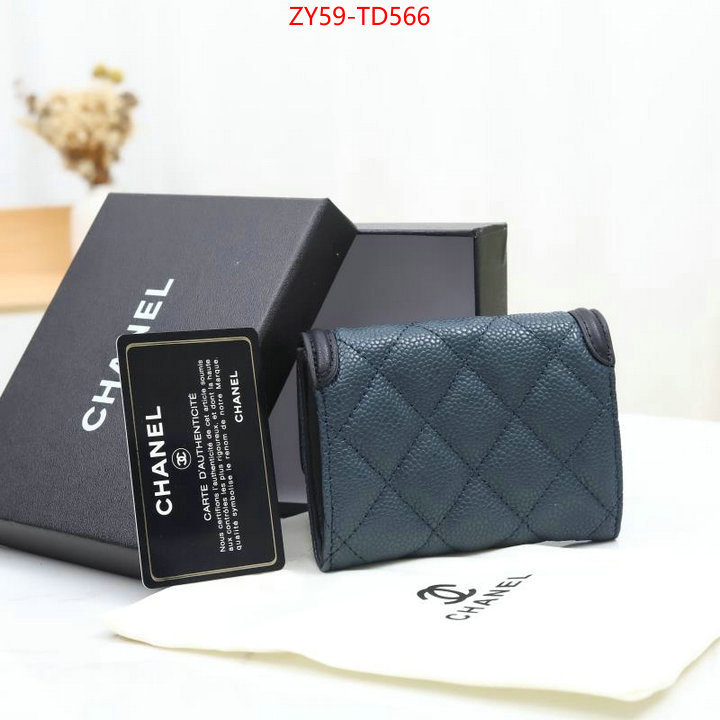 Chanel Bags(4A)-Wallet-,ID: TD566,$: 59USD