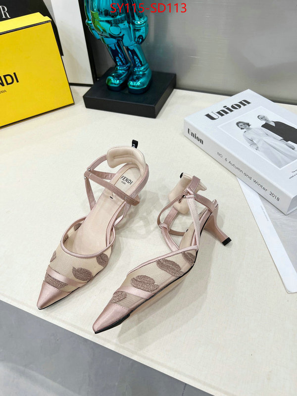 Women Shoes-Fendi,wholesale designer shop , ID: SD113,$: 115USD