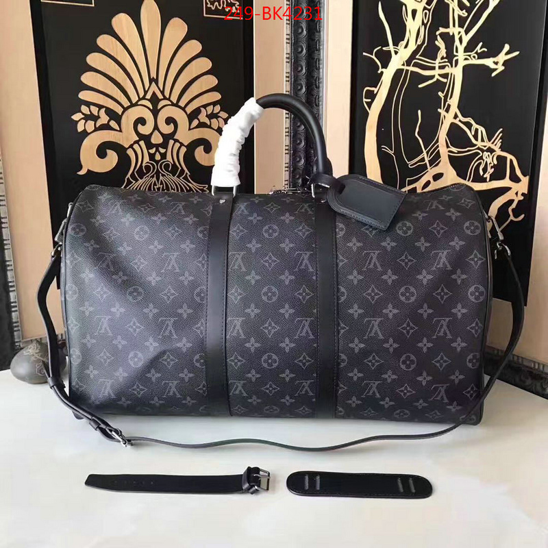 LV Bags(TOP)-Keepall BandouliRe 45-50-,ID: BK4231,