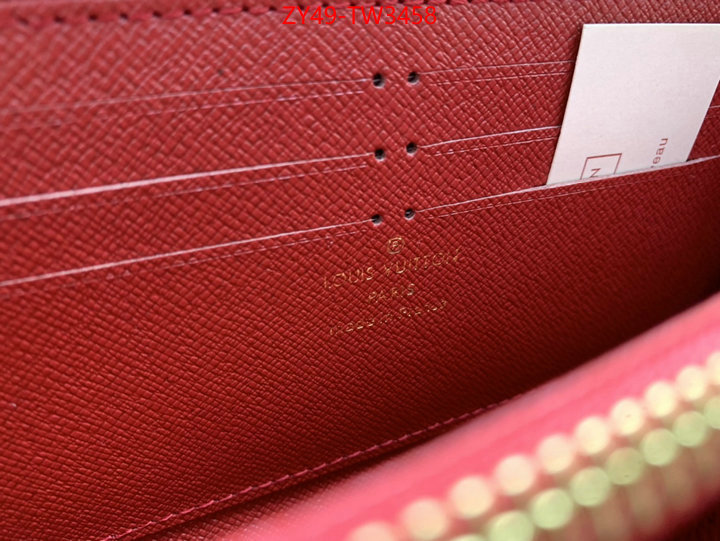 LV Bags(4A)-Wallet,wholesale 2023 replica ,ID: TW3458,$: 49USD