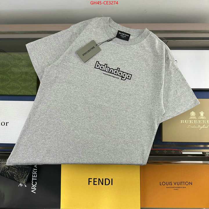 Clothing-Balenciaga,what is top quality replica , ID: CE3274,$: 45USD