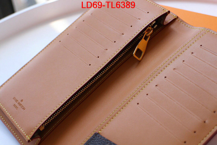 LV Bags(TOP)-Wallet,ID:TL6389,$: 69USD