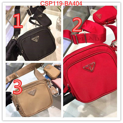 Prada Bags(TOP)-Diagonal-,ID:BA404,$: 119USD