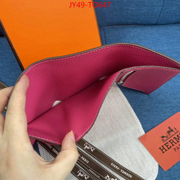 Hermes Bags(4A)-Wallet-,replica 1:1 high quality ,ID: TO647,$: 49USD