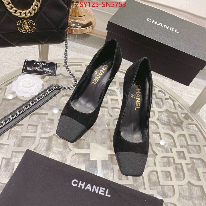 Women Shoes-Chanel,knockoff highest quality , ID: SN5753,$: 125USD