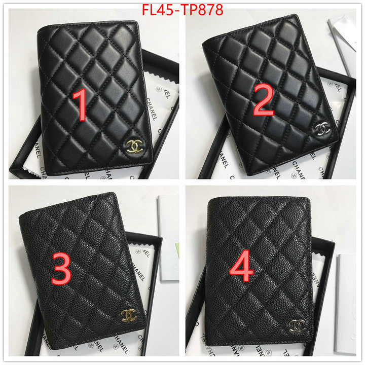 Chanel Bags(4A)-Wallet-,ID: TP878,$: 45USD