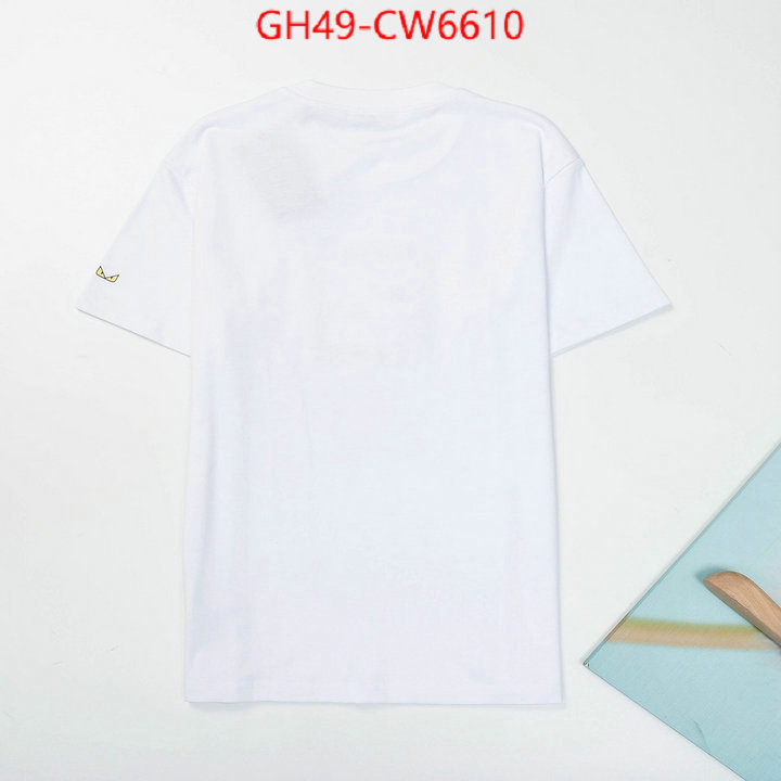 Clothing-Fendi,high quality replica designer , ID: CW6610,$: 49USD