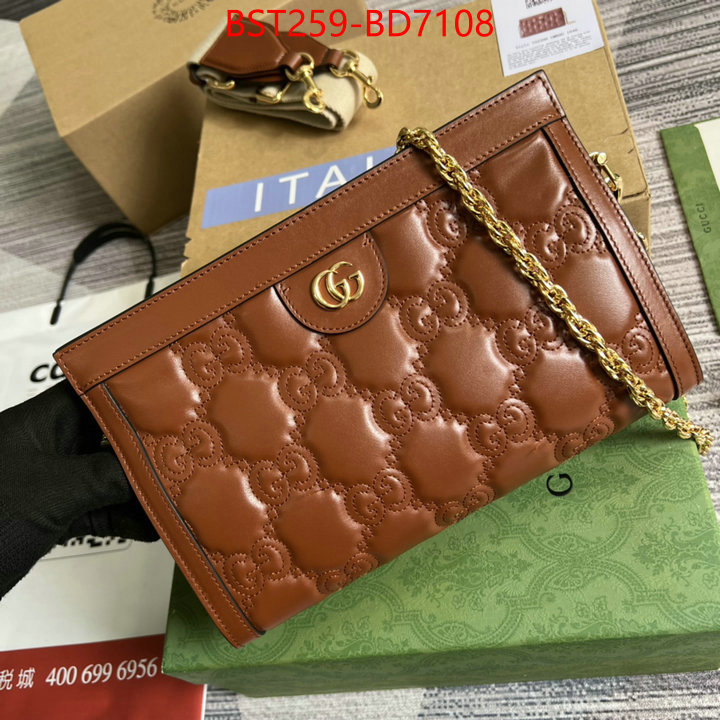 Gucci Bags(TOP)-Diagonal-,new designer replica ,ID: BD7108,$: 259USD