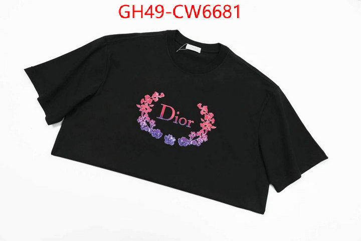 Clothing-Dior,what 1:1 replica , ID: CW6681,$: 49USD