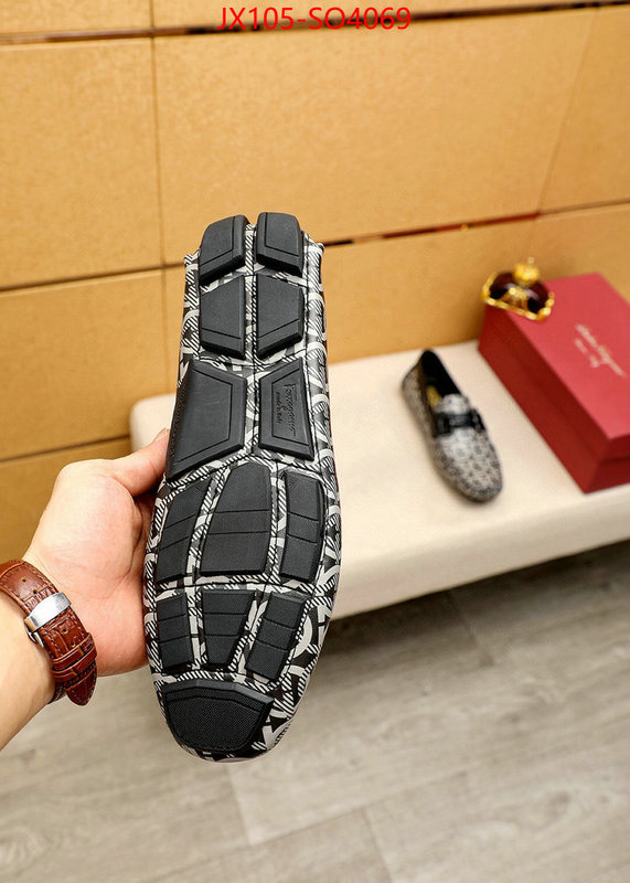Men shoes-Ferragamo,1:1 replica , ID: SO4069,$: 105USD