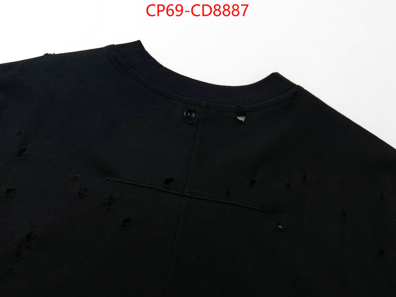 Clothing-Givenchy,2023 aaaaa replica customize ,ID: CD8887,$: 69USD