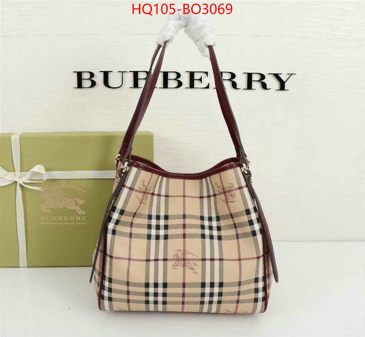 Burberry Bags(4A)-Handbag,designer high replica ,ID: BO3069,$: 105USD