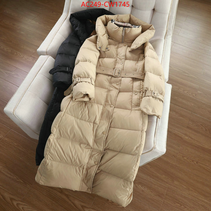 Down jacket Women-Burberry,where to buy replicas , ID: CW1745,$: 249USD