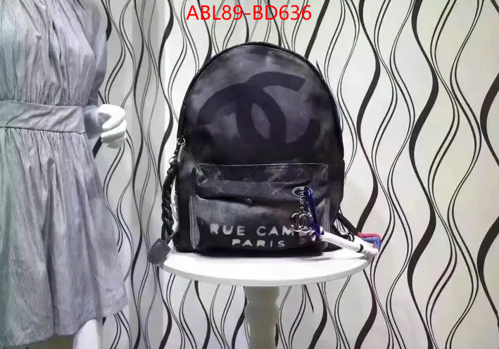 Chanel Bags(4A)-Backpack-,ID: BD636,$: 89USD